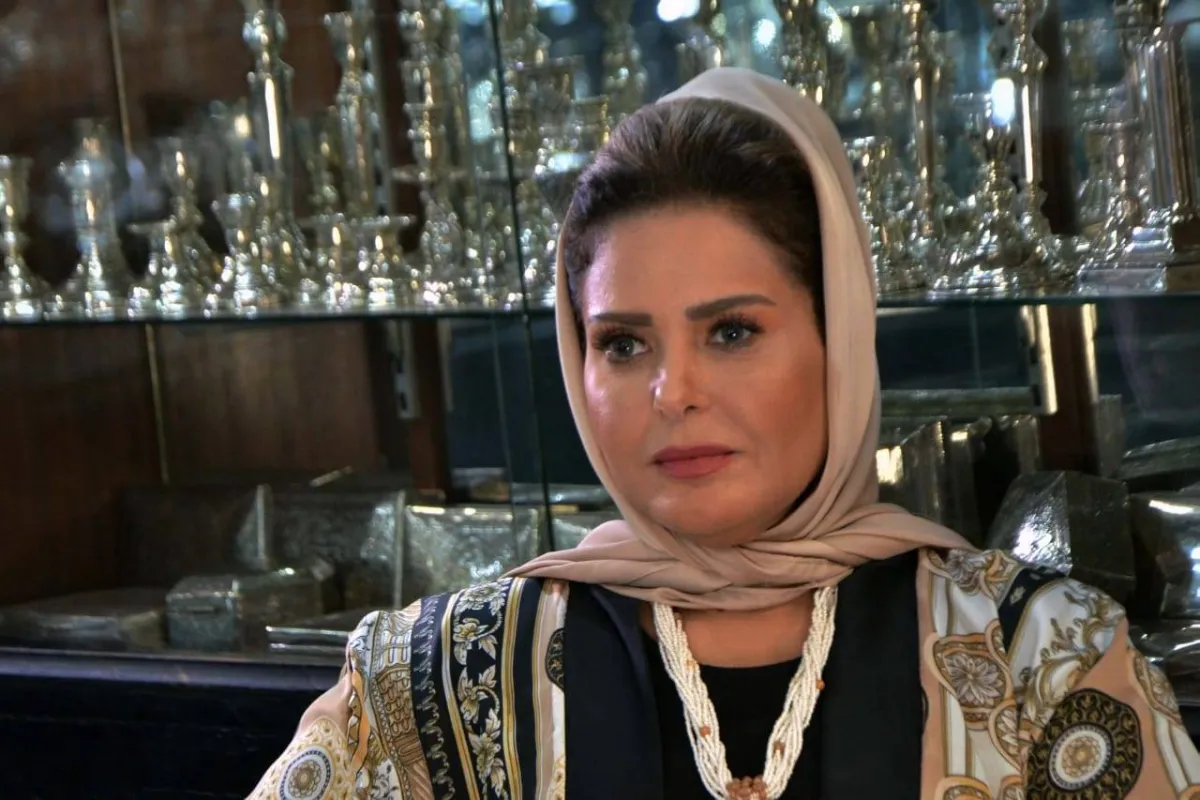 صابرين من كواليس مسلسل الحلم  - الصورة من حساب المخرج حسني صالح على الفيس بوك