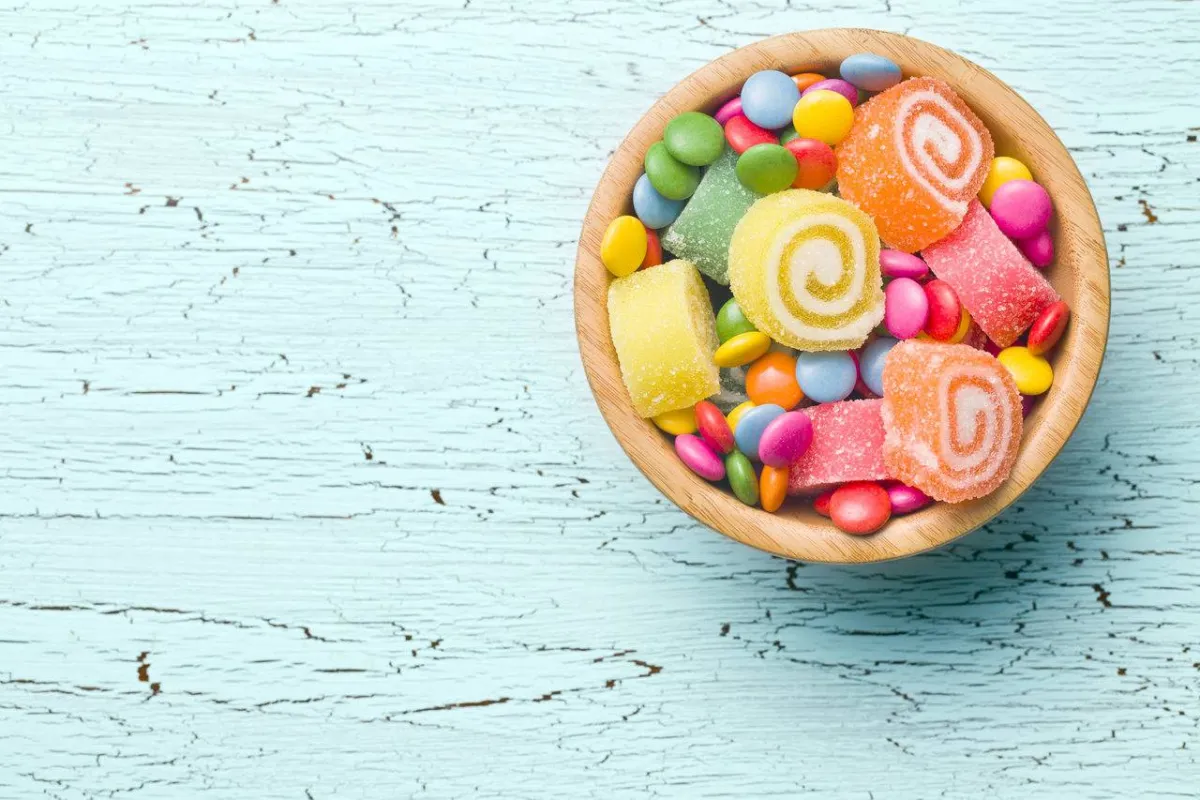 صورة لطبق من الكاندي