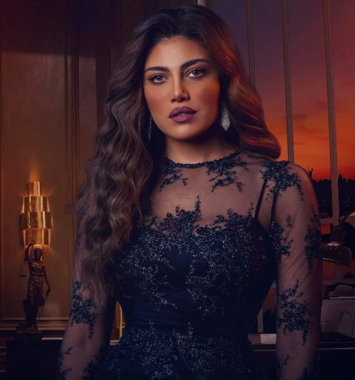 النجمة ريهام حجاج - الصورة من حسابها على فيسبوك