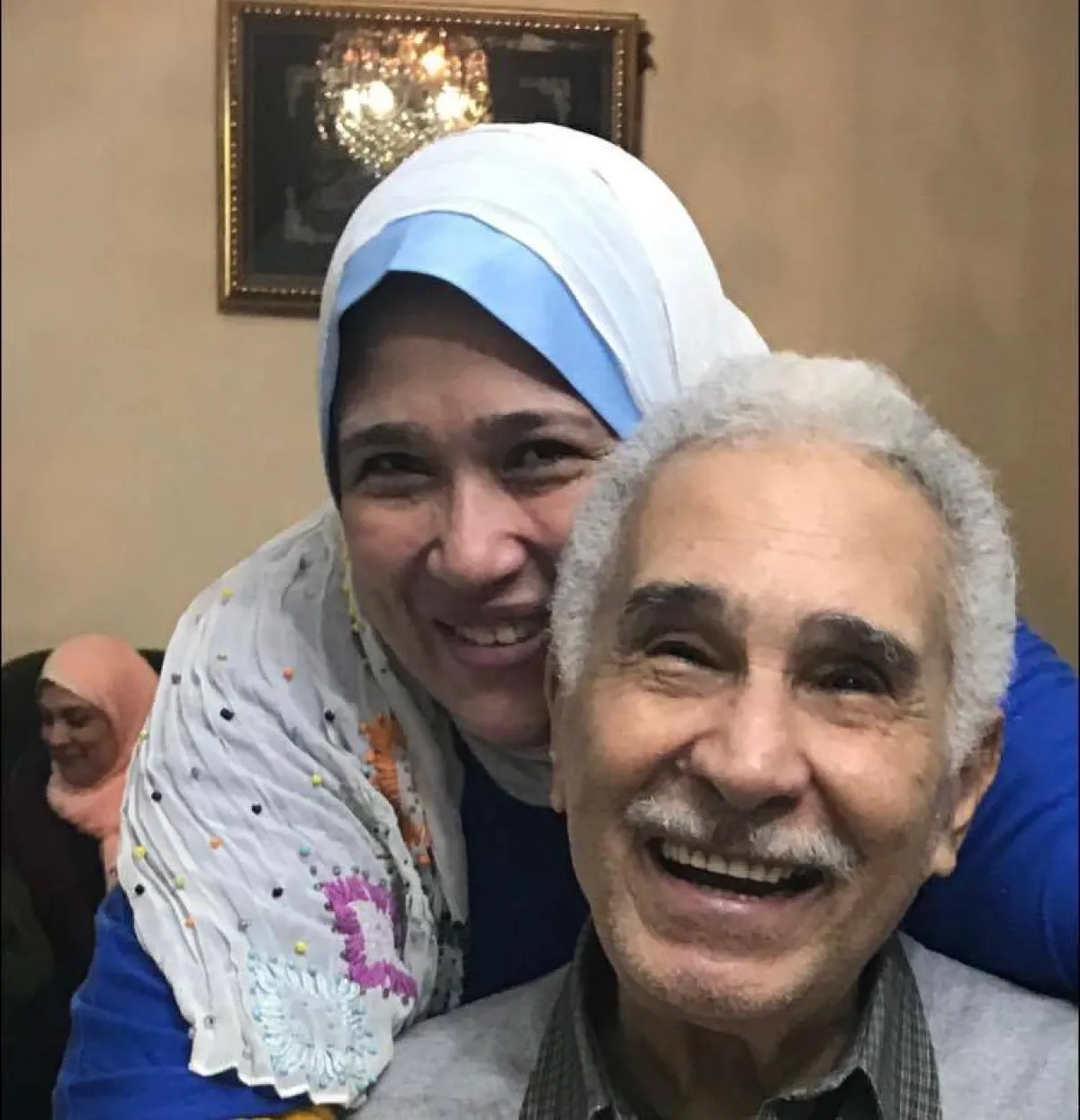 سحر أبو زهرة ابنة الفنان عبد الرحمن أبو زهرة - الصورة من حسابها على فيسبوك