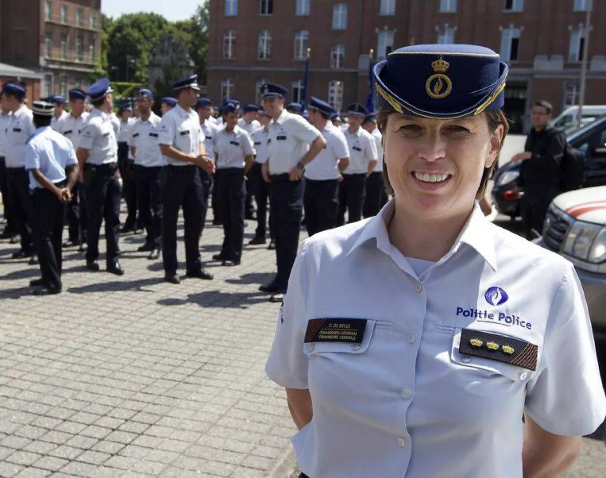  كاترين  ديبول من بلجيكا وهي ضابطة شرطة