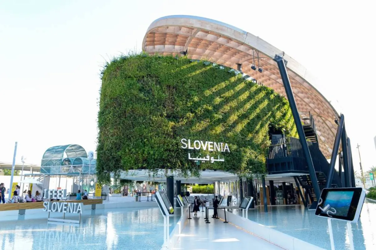 جناح سلوفينيا في إكسبو دبي. الصورة من "وام"
