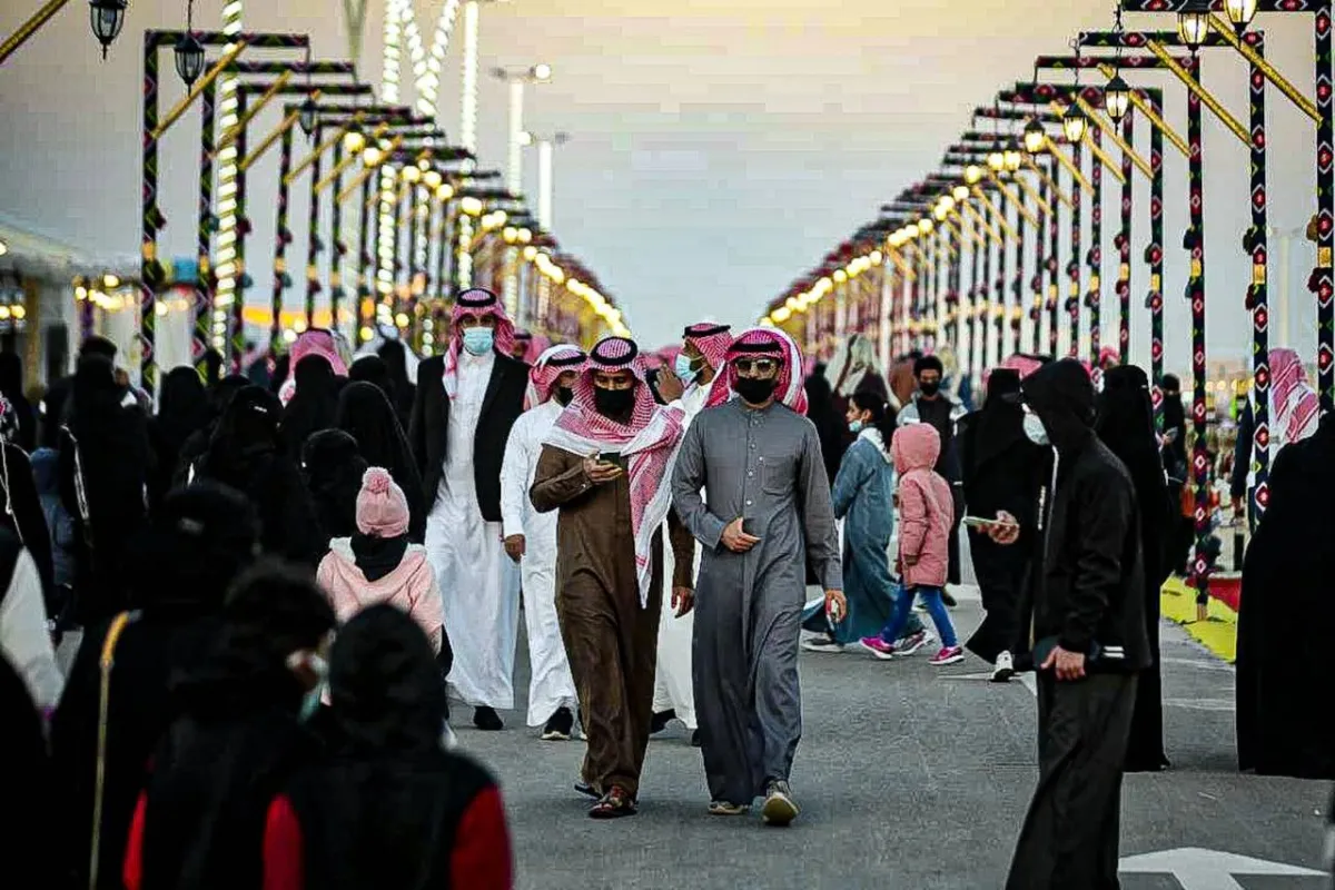 مهرجان ربيع النعيرية في نسخته العشرين - الصورة من حساب أمانة المنطقة الشرقية على تويتر
