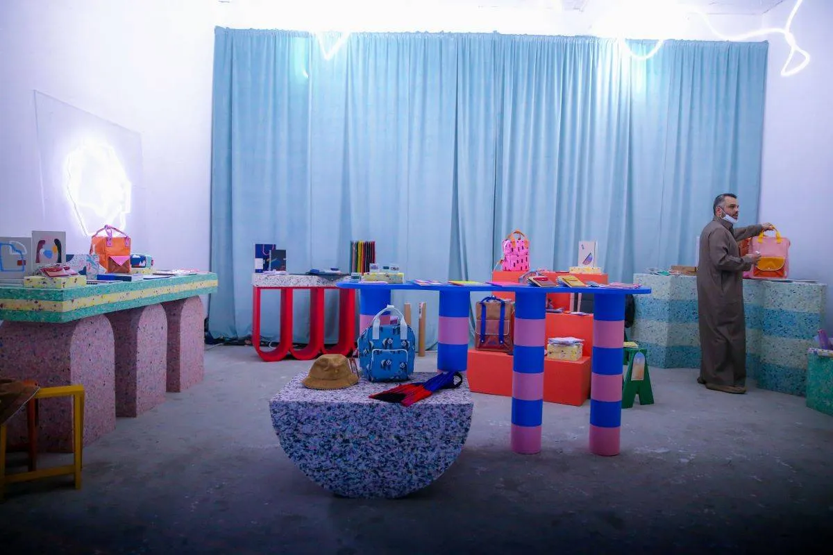 من أركان المهرجان السعودي للتصميم