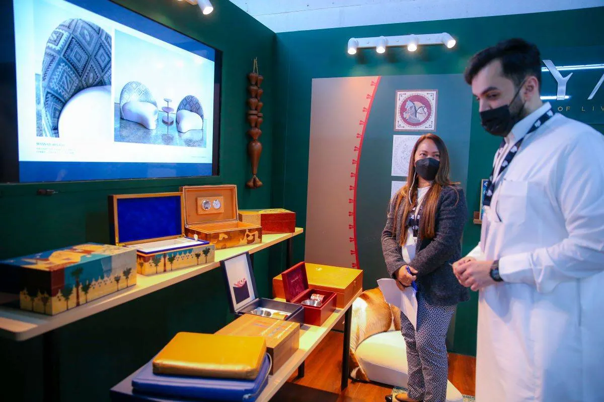 من أركان المهرجان السعودي للتصميم