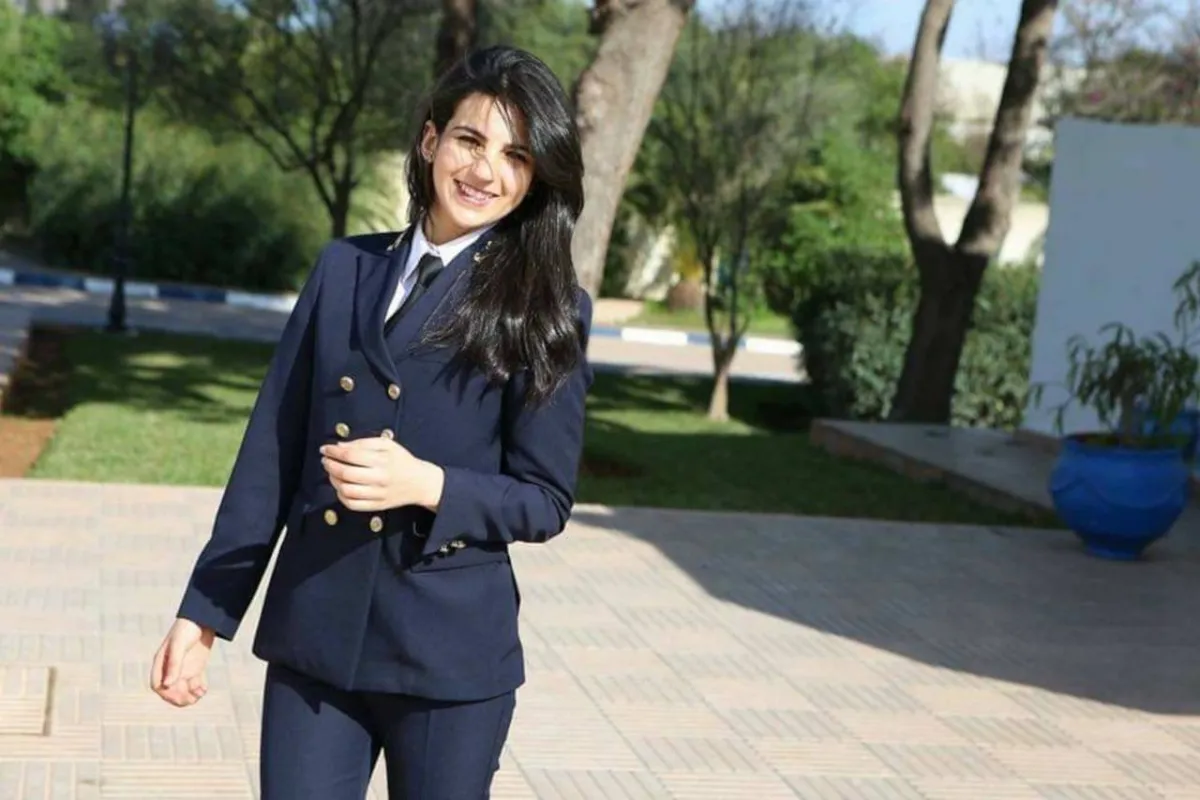 صورة القبطانة مريم العماري