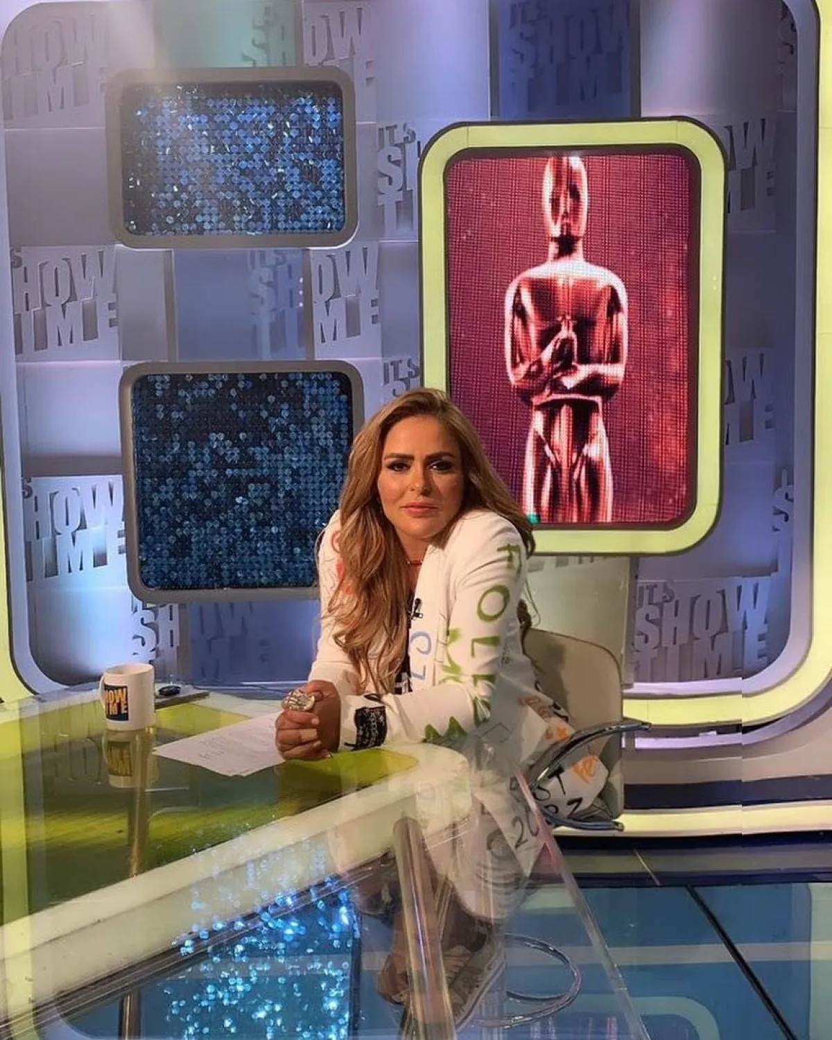 الإعلامية مها الصغير- الصورة من حسابها على انستغرام