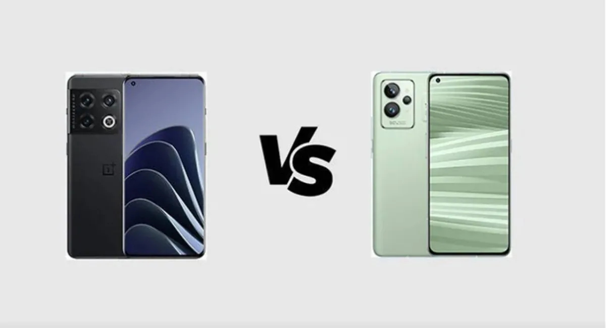 OnePlus 10 Pro و Realme GT 2 Pro الصورة - من موقع gizmochina