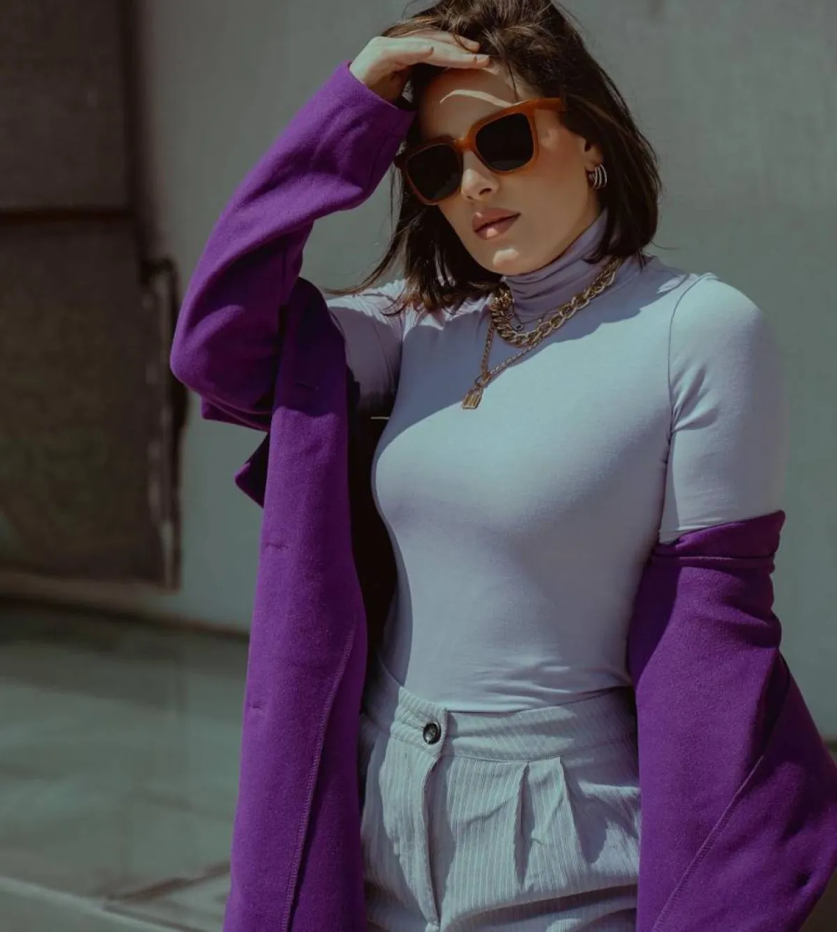 هبة الدري وتكديس القلادات-الصورة من حسابها على انستغرام