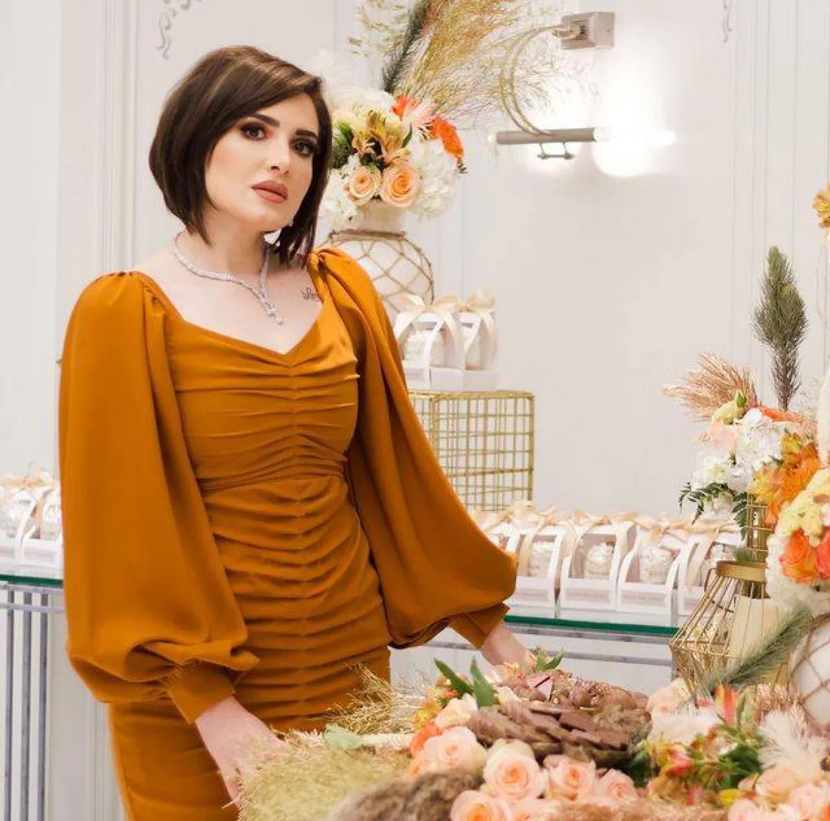 هبة الدري تتألق بطقم ألماس-الصورة من حساب النجمة على انستغرام