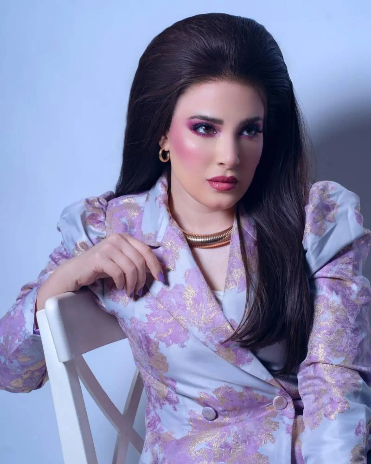 طقم ذهب-الصورة من حساب هبة الدري على انستغرام