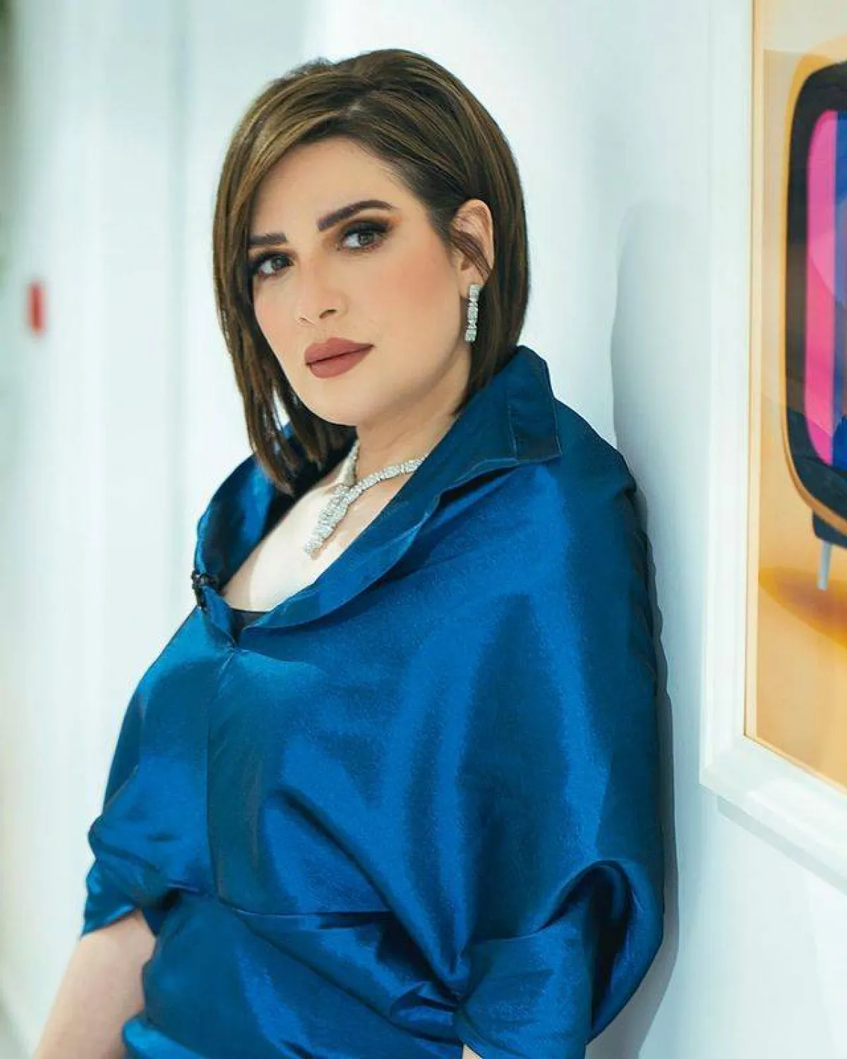 هبة الدري تتألق بطقم ألماس-الصورة من حساب النجمة على انستغرام