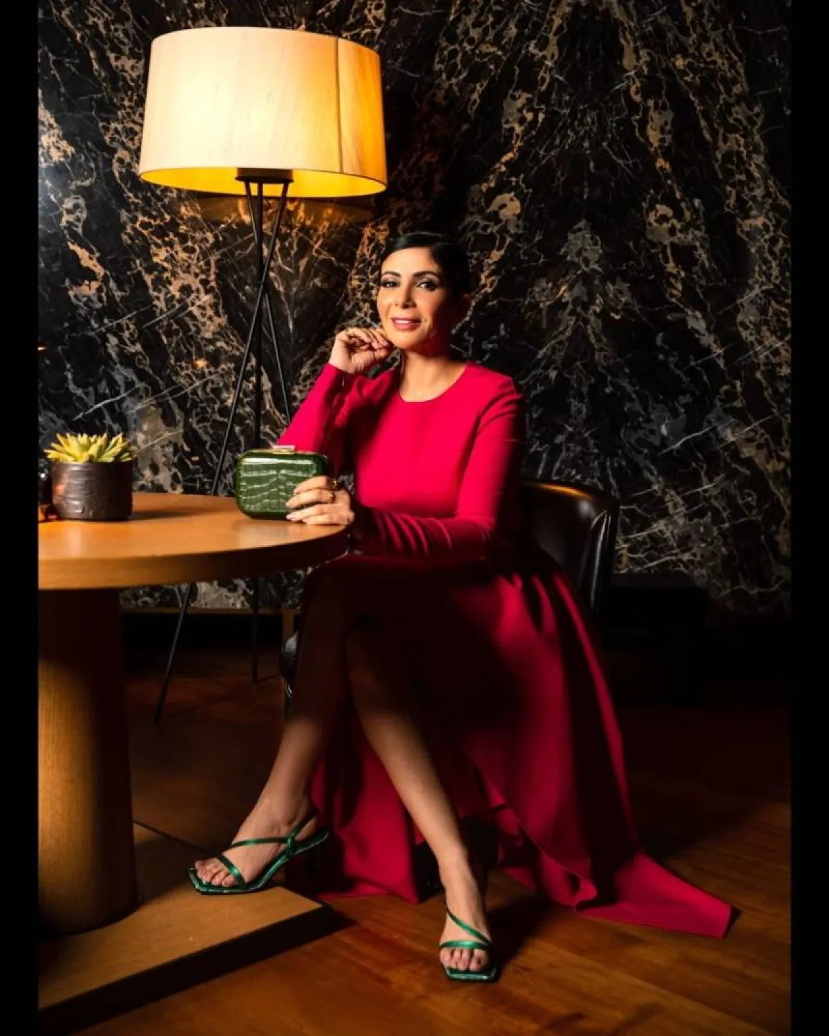 منى زكي - الصورة من حسابها على انستغرام