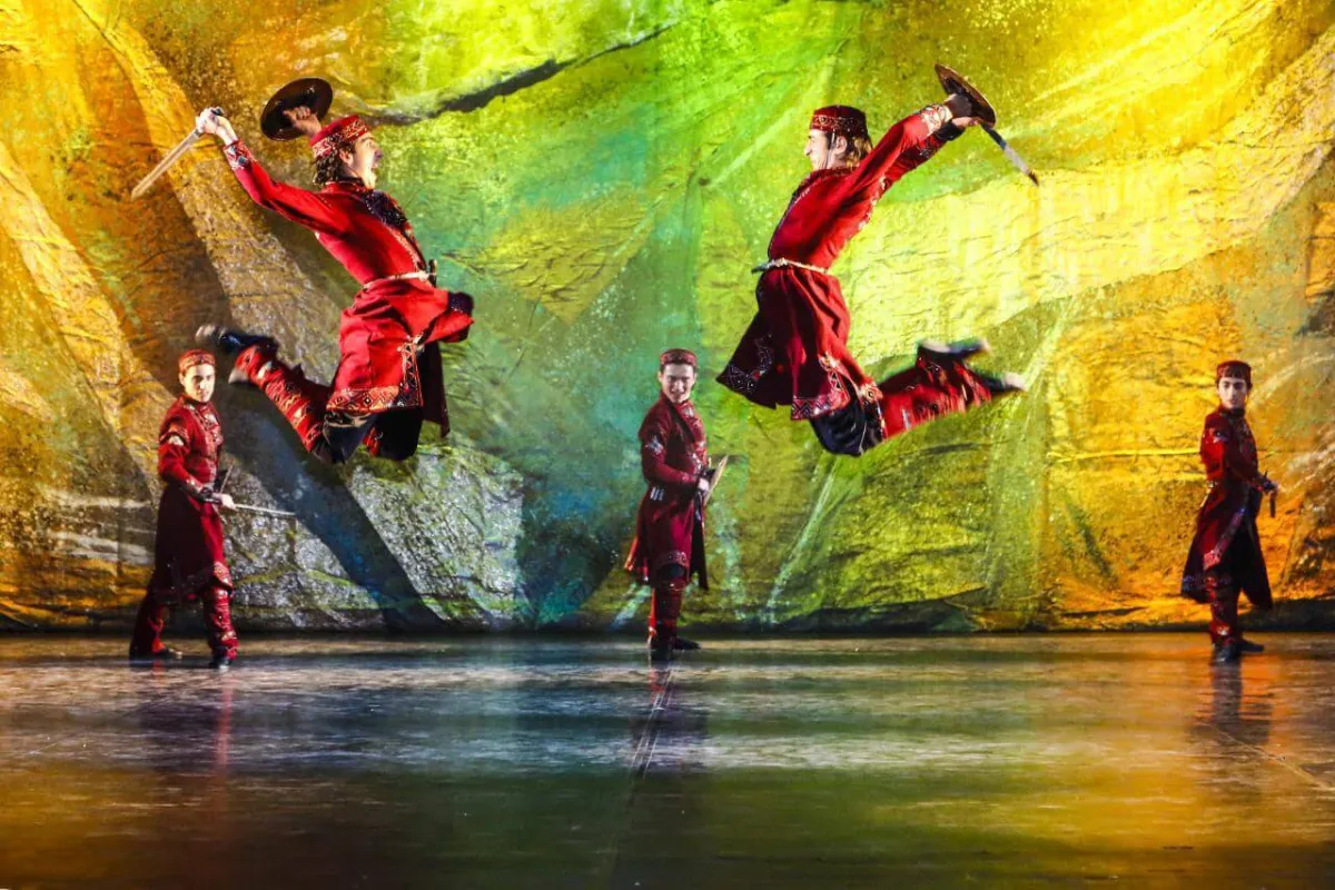 عرض نيران جورجيا - من الصفحة الرسمية لدار الأوبرا المصرية على فيسبوك