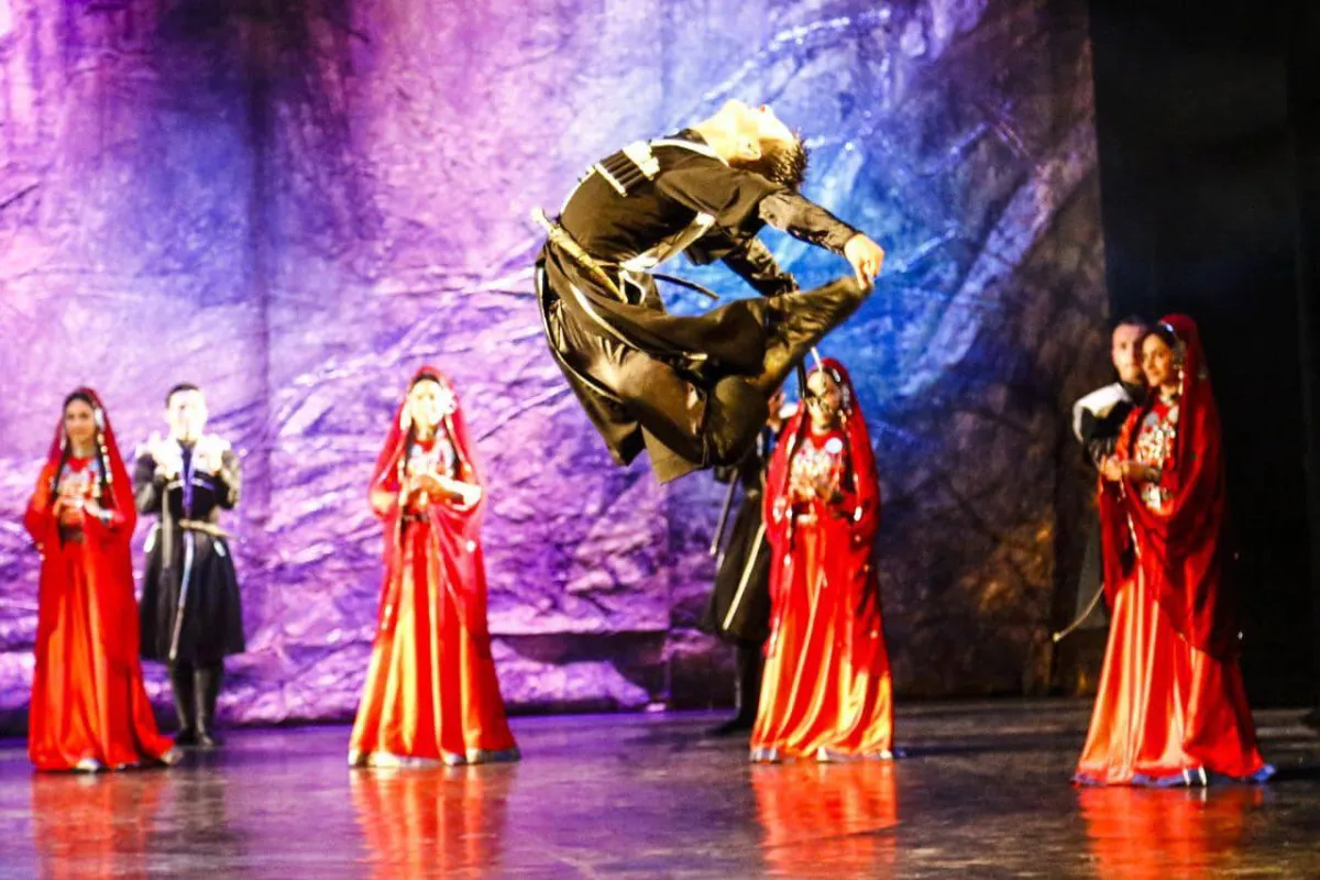 عرض نيران جورجيا - من الصفحة الرسمية لدار الأوبرا المصرية على فيسبوك