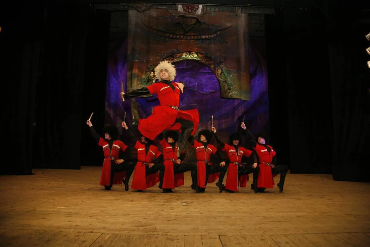 عرض نيران جورجيا - من الصفحة الرسمية لدار الأوبرا المصرية على فيسبوك