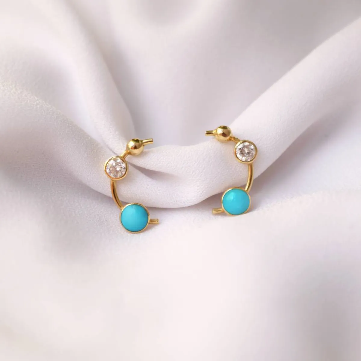 اقراط نصف القمر من مجموعة فلك