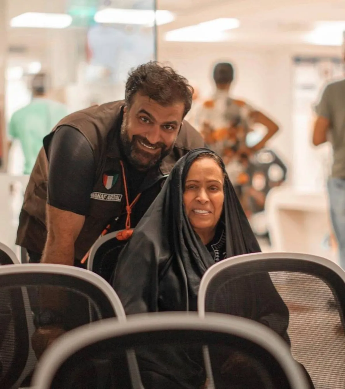 مناف عبدال وحياة الفهد - الصورة من حسابه على الانستجرام 