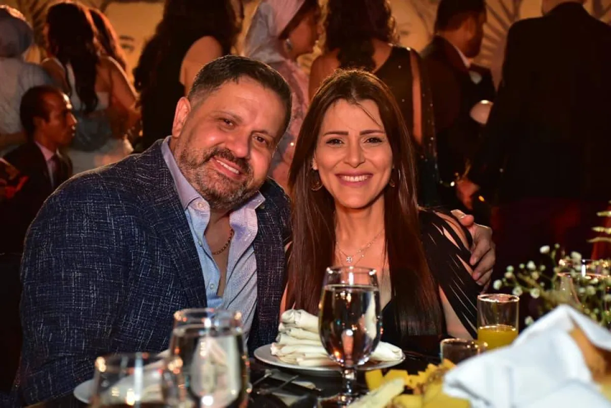 إدوارد وزوجته فيفيان- الصورة من حساب إدوارد على فيسبوك