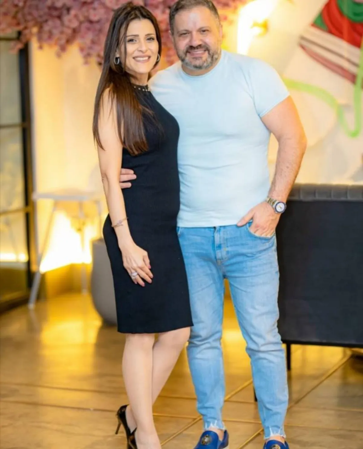 إدوارد وزوجته فيفيان- الصورة من حساب إدوارد على انستغرام