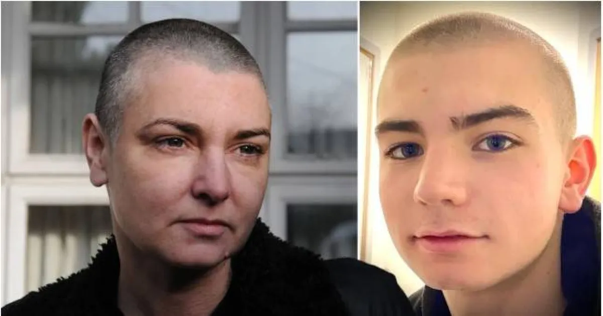 سينيد أوكنور وابنها - الصورة من موقع metro-co-uk