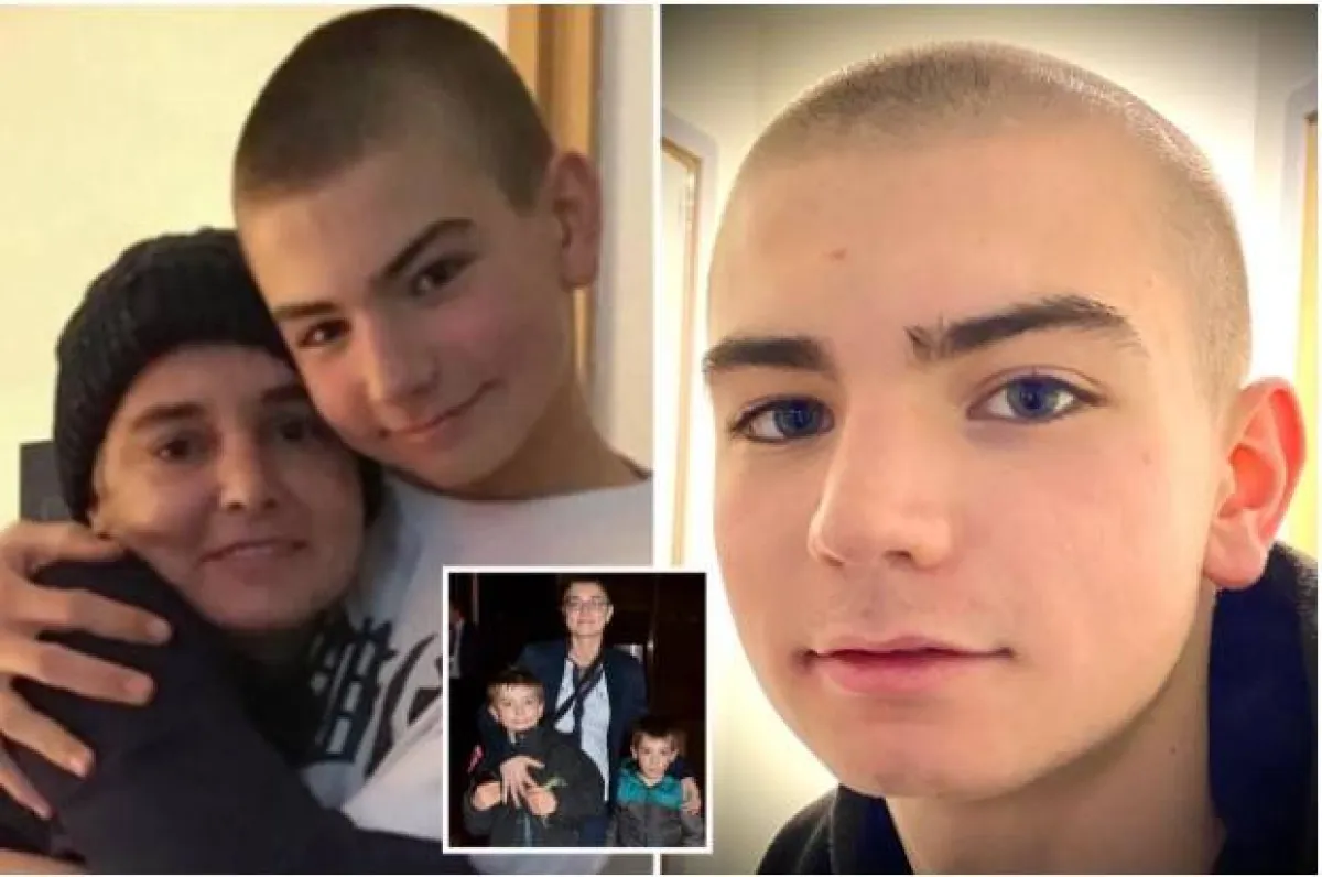 سينيد أوكنور وابنها شين - الصورة من موقع thesun.ie