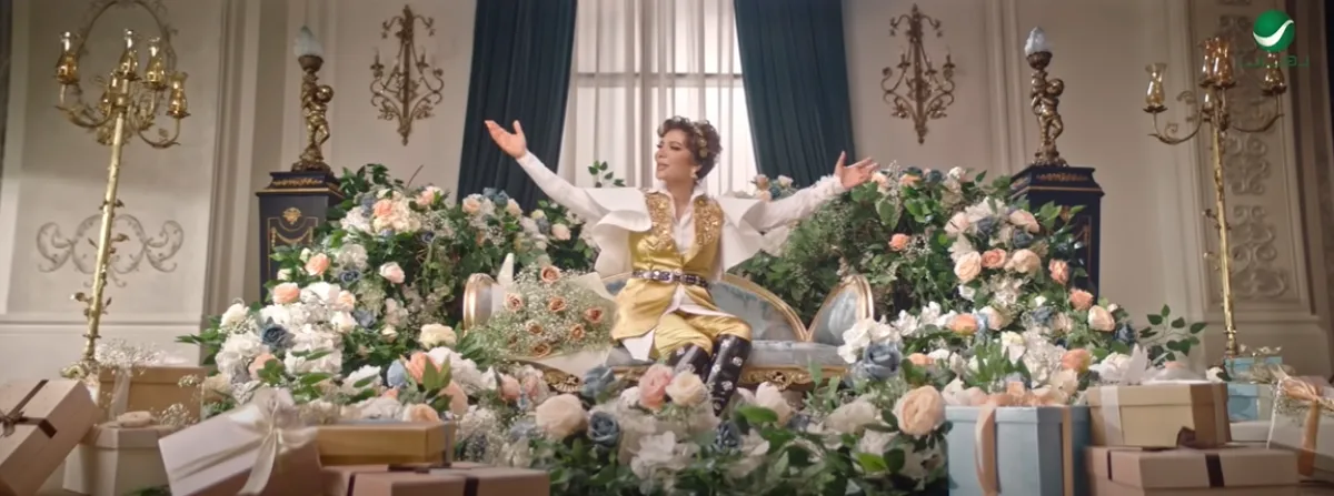 أصالة في كليبها الجديد سلطان المحبة - الصورة من قناة روتانا على يوتيوب