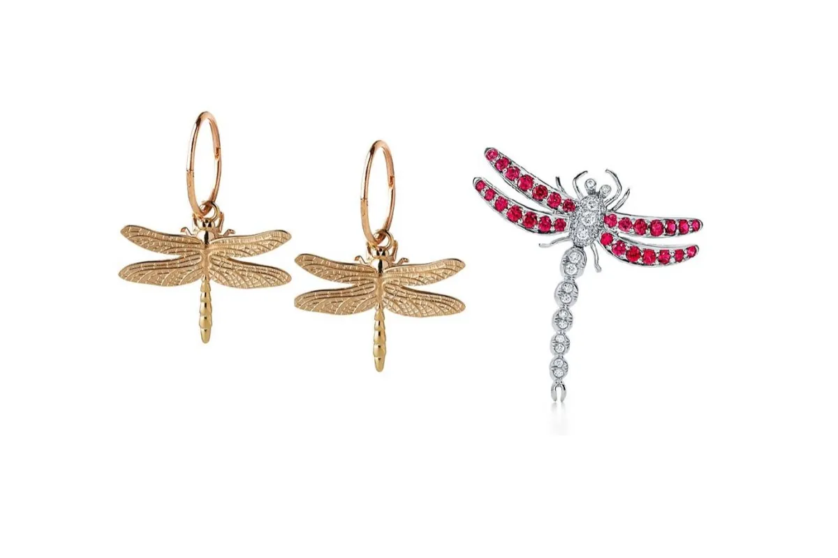 مجوهرات على شكل اليعسوب