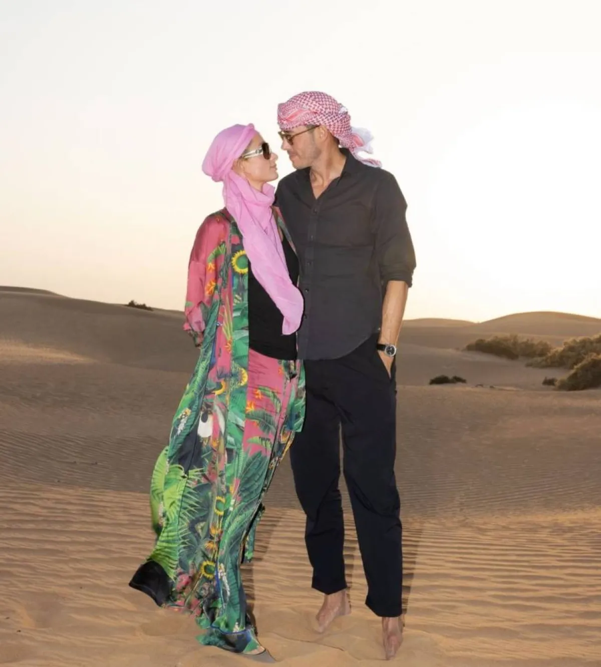 باريس هيلتون وزوجها كارتر ريوم في دبي - الصورة من حسابها في إنستغرام