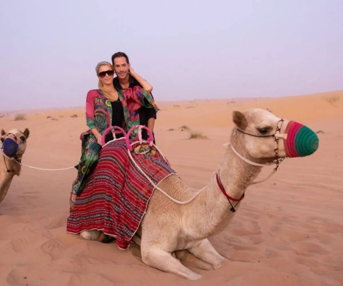 باريس هيلتون وزوجها كارتر ريوم في دبي - الصورة من حسابها في إنستغرام