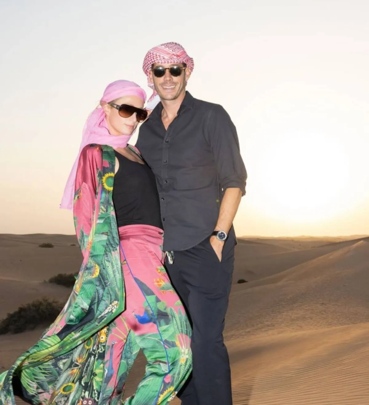 شهر عسل جديد لباريس هيلتون في دبي - الصورة من حسابها في إنستغرام