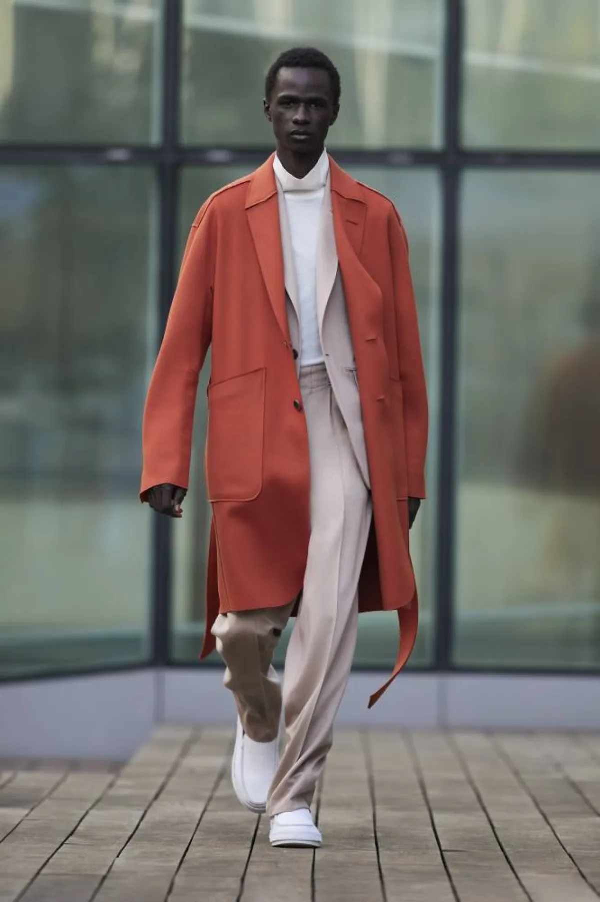 معطف رجالي من ارمينيجيلدا زينغا  Ermenegilda Zenga 