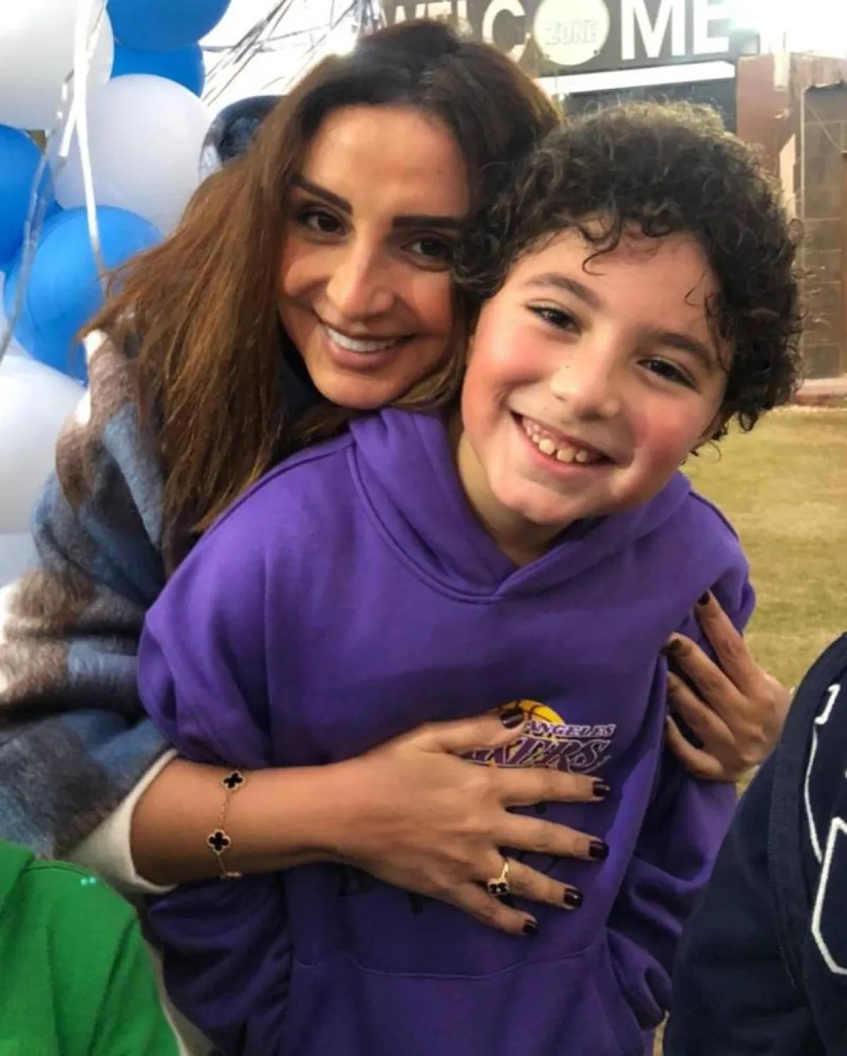 أنغام تحتفل بيوم ميلاد ياسين ابن شقيقتها الراحلة غنوة - الصورة من حساب ياسين على انستغرام