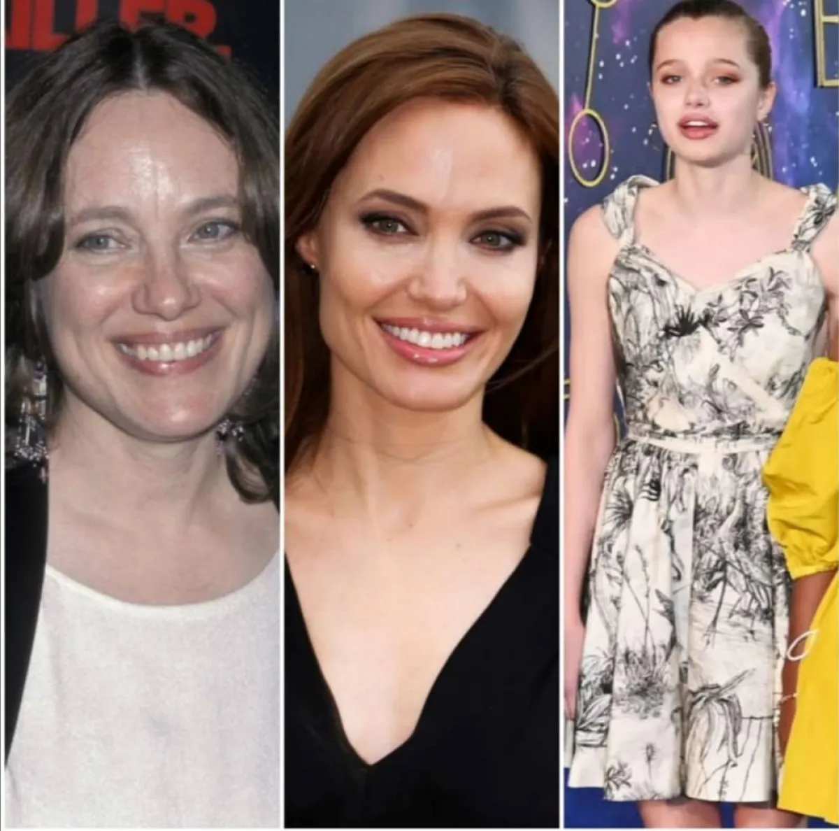 أنجلينا جولي ووالدتها مارشلين برتراند وابنتها شيلوه وجمال ثلاثة أجيال- الصورة من موقع Page 6