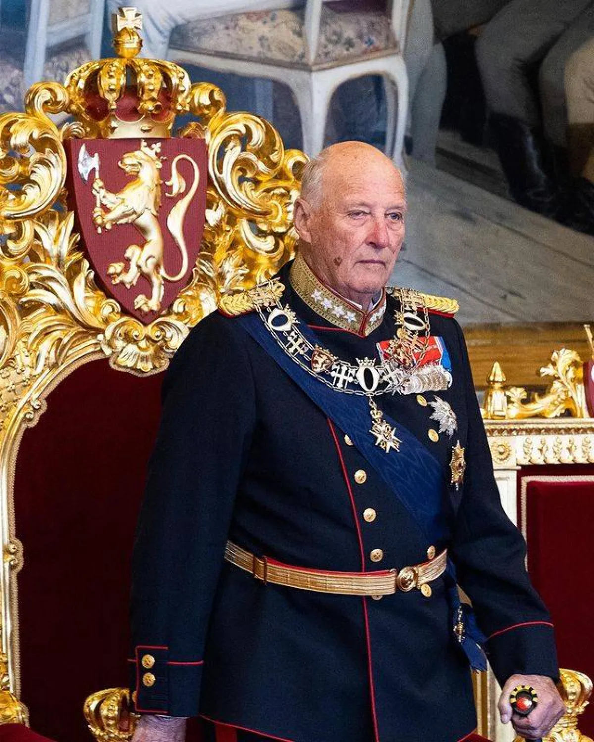 الملك هارالد- الصورة من حساب البيت الملكي النرويجي على إنستغرام