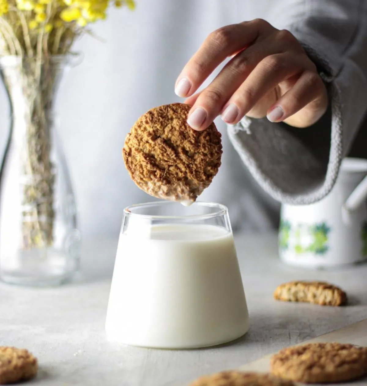 صورة لحليب غير مبستر