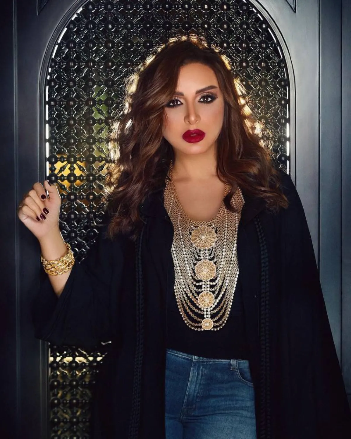 مجوهرات بطابع شرقي من Egypt Gold-الصورة من حساب أنغام على انستغرام