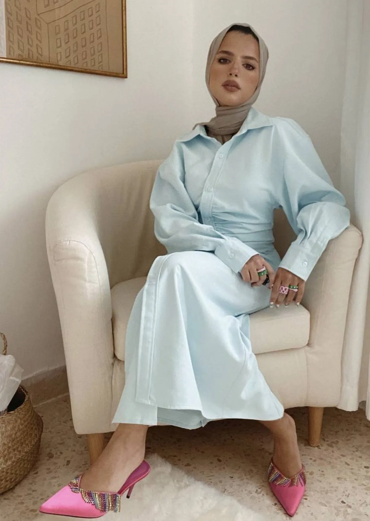 فستان كاجوال بقصة رسمية