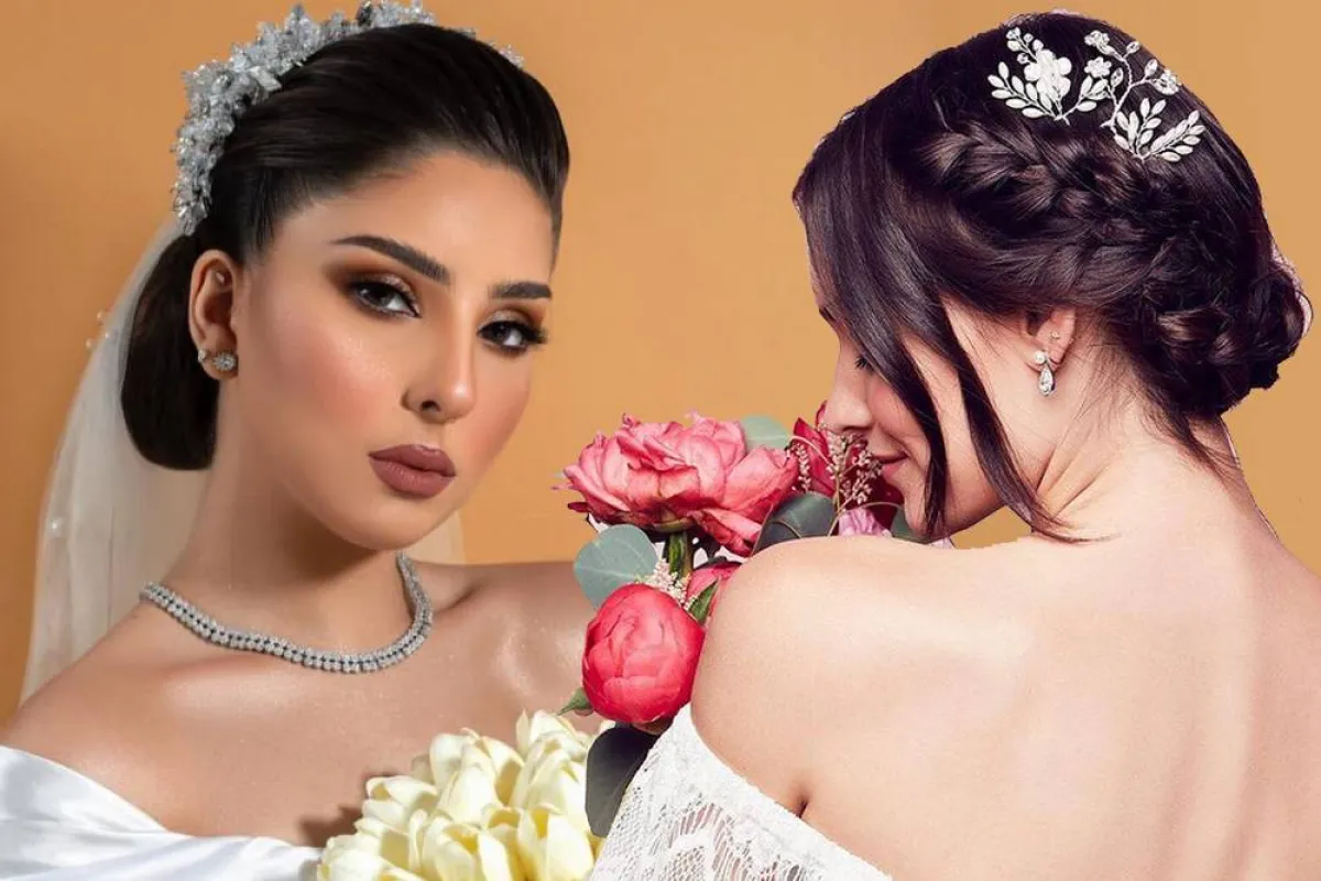 تسريحات شعر فخمة للعرايس
