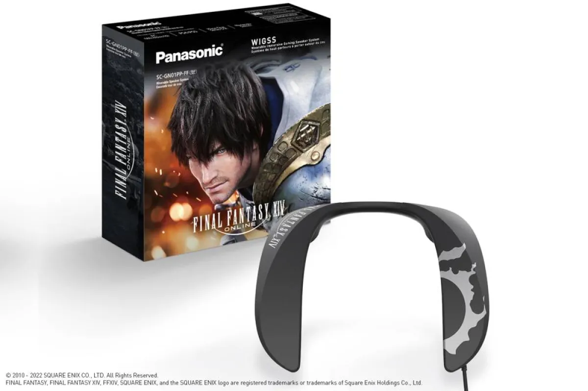 صورة سماعة الرقبة الجديدة من باناسونيك ولعبة فاينال فانتازي