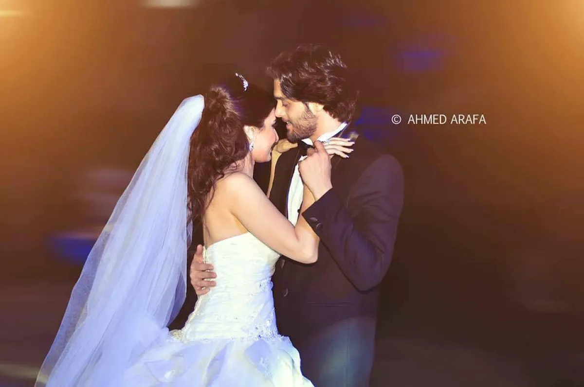 عمر خورشيد وزوجته - الصورة من حسابه على فيسبوك