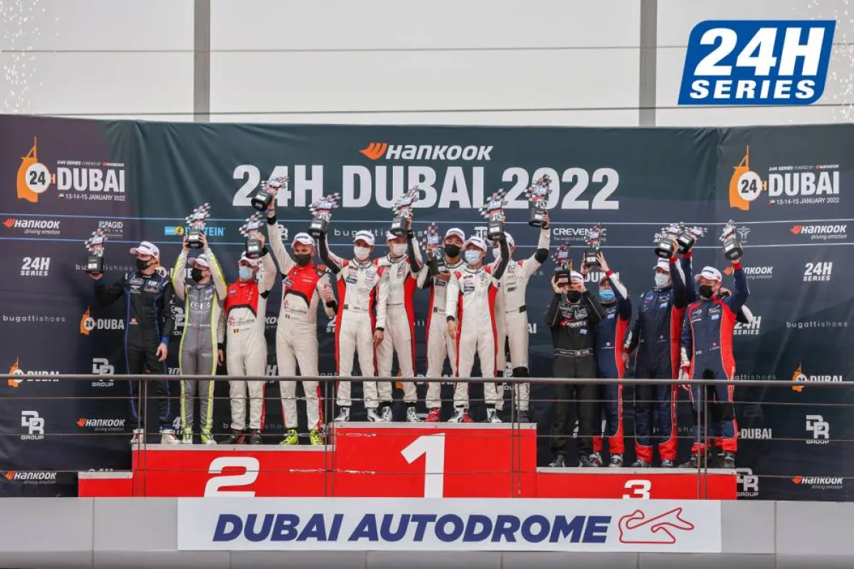 تتويج السعودي MS7 بالمركز الأول في سباق"هانكوك 24 ساعة" والإماراتي Dragon يفوز بسباق الفئة GT4))