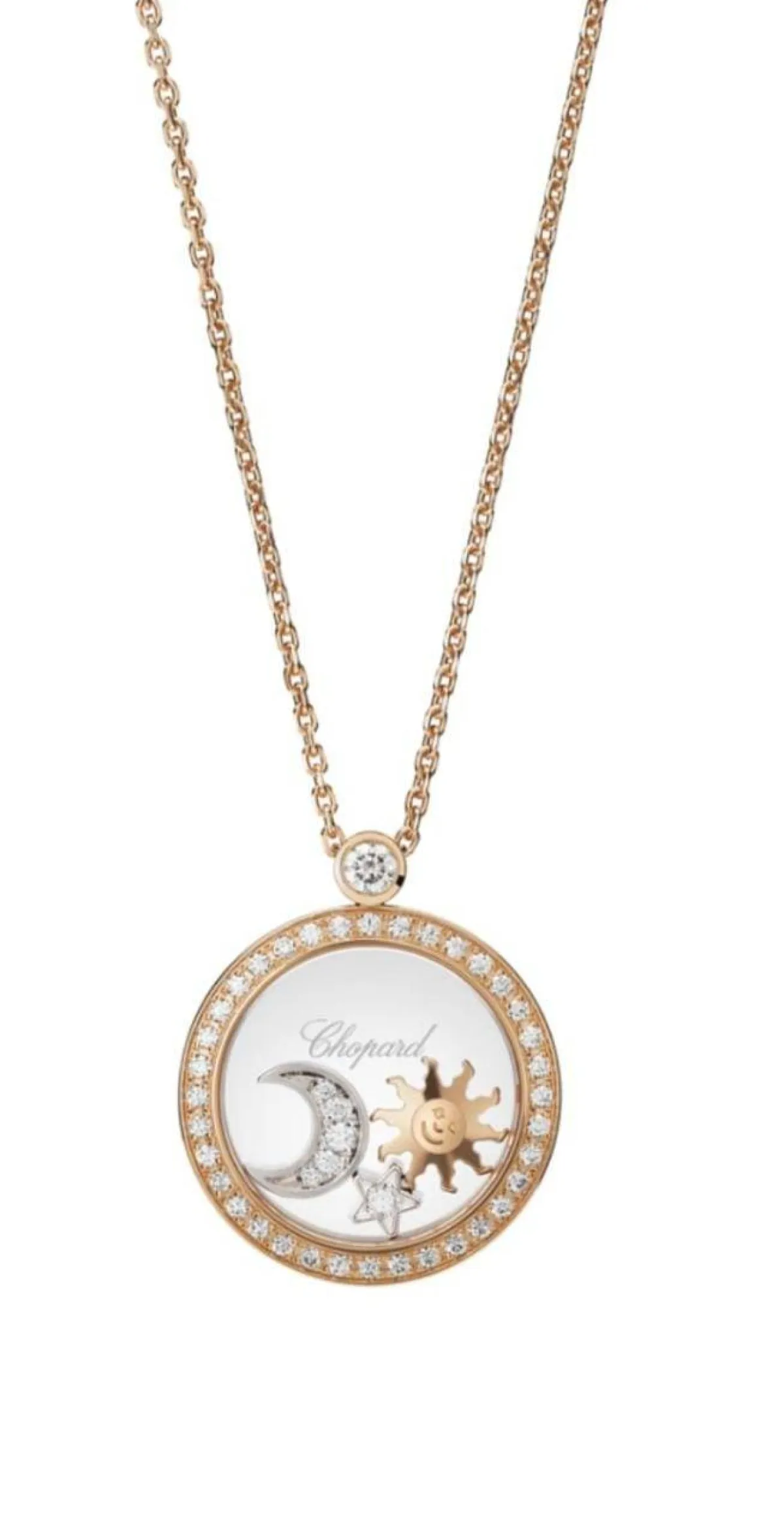 قلادة بتصميم الهلال من شوبارد chopard 