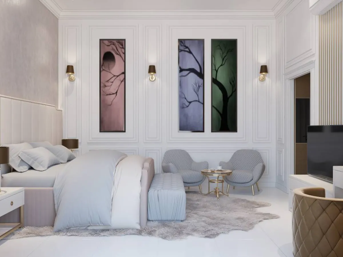 اللوحات تلعب دوراً هاماً في الديكور