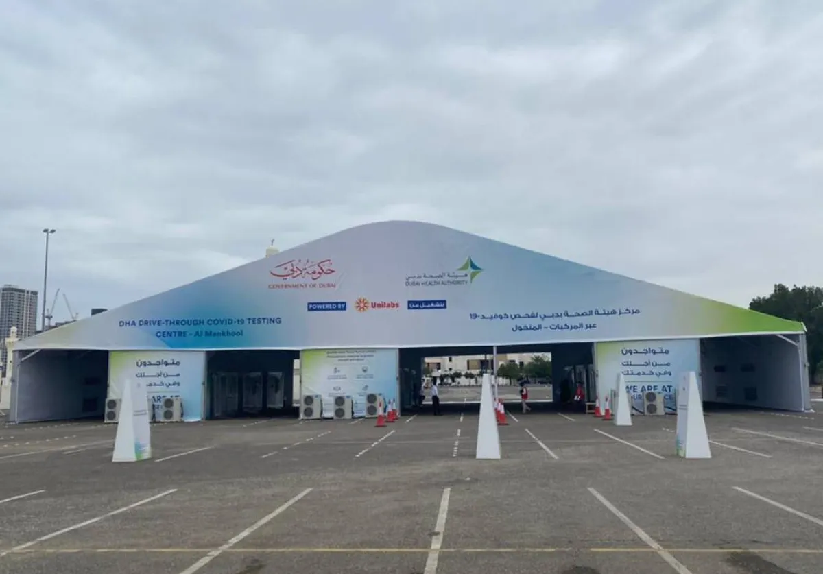 صحة دبي تضيف 4 مراكز لفحص كورونا - الصورة من وام