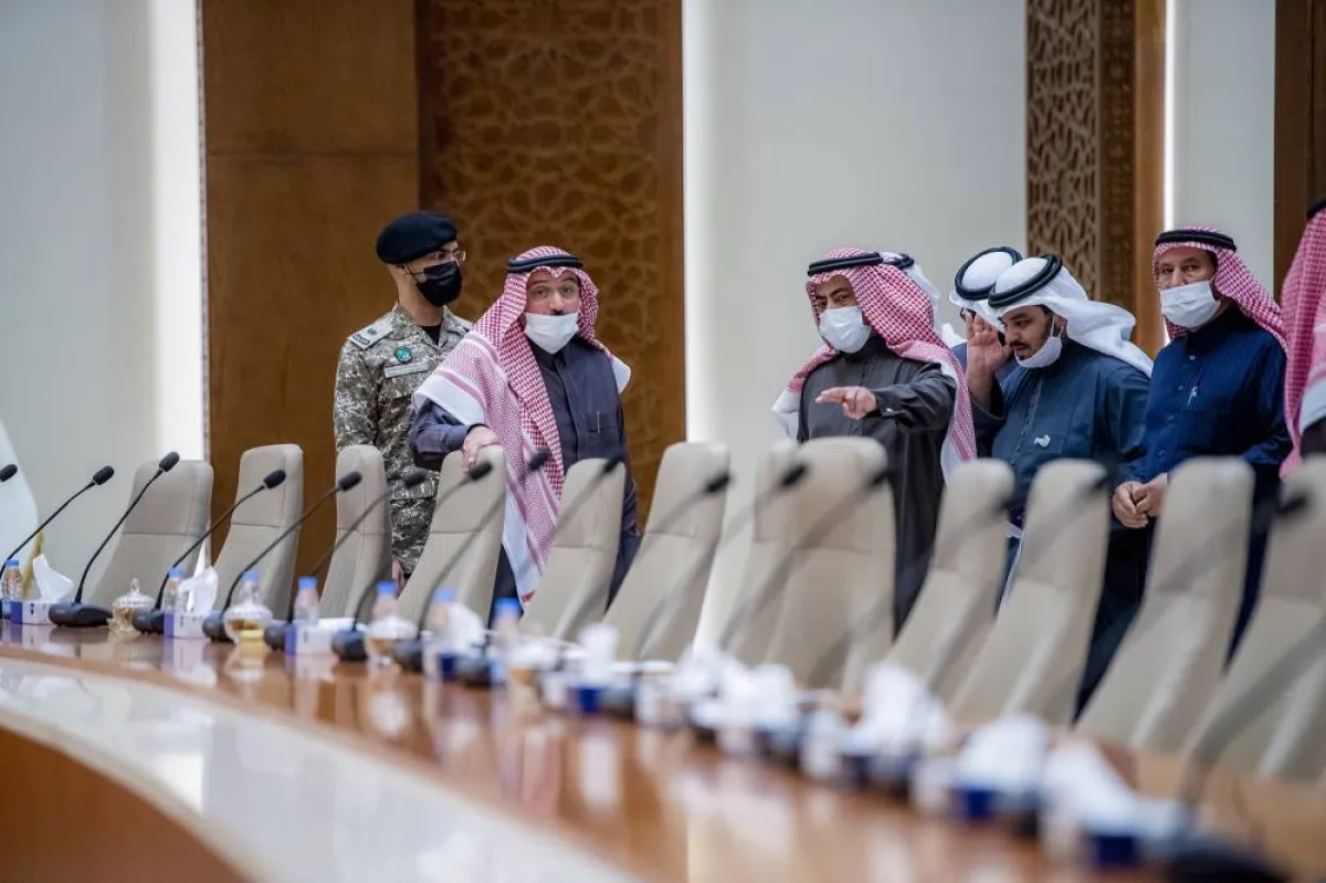 أمير القصيم يتابع الاستعدادات النهائية لملتقى "فرصتي2"- الصورة من حساب  إمارة منطقة القصيم على تويتر