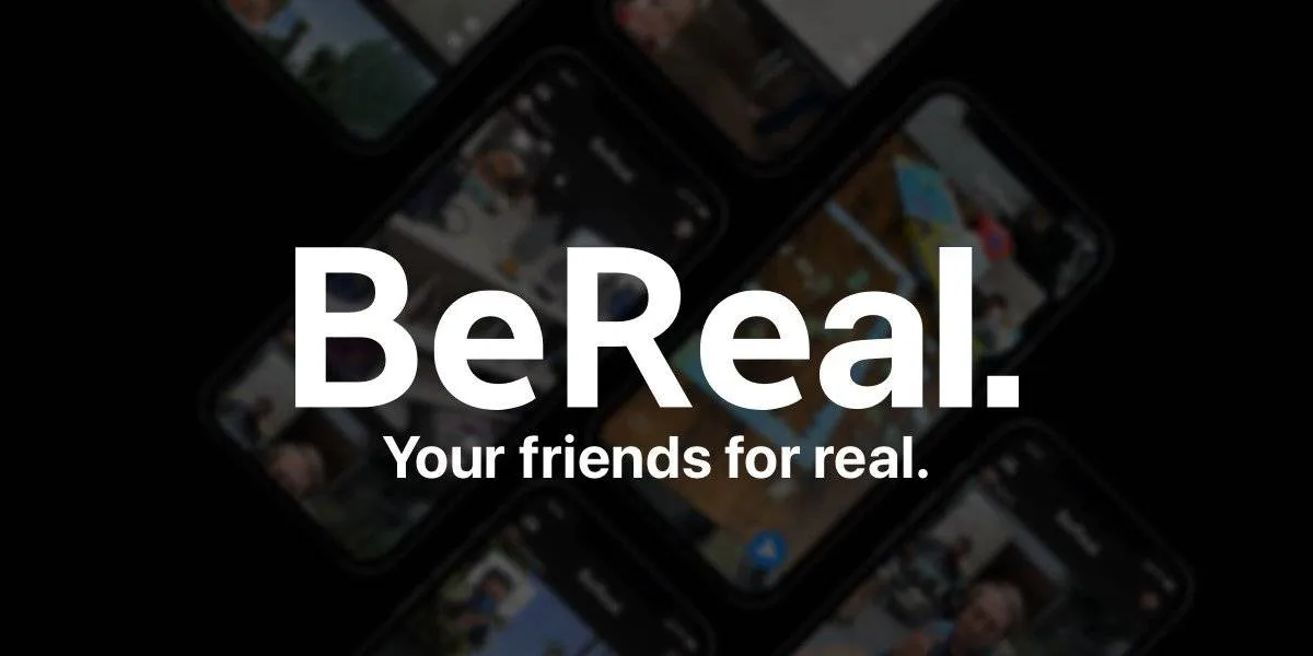 واجهة تطبيق BeReal - الصورة من الموقع الرسمي للتطبيق