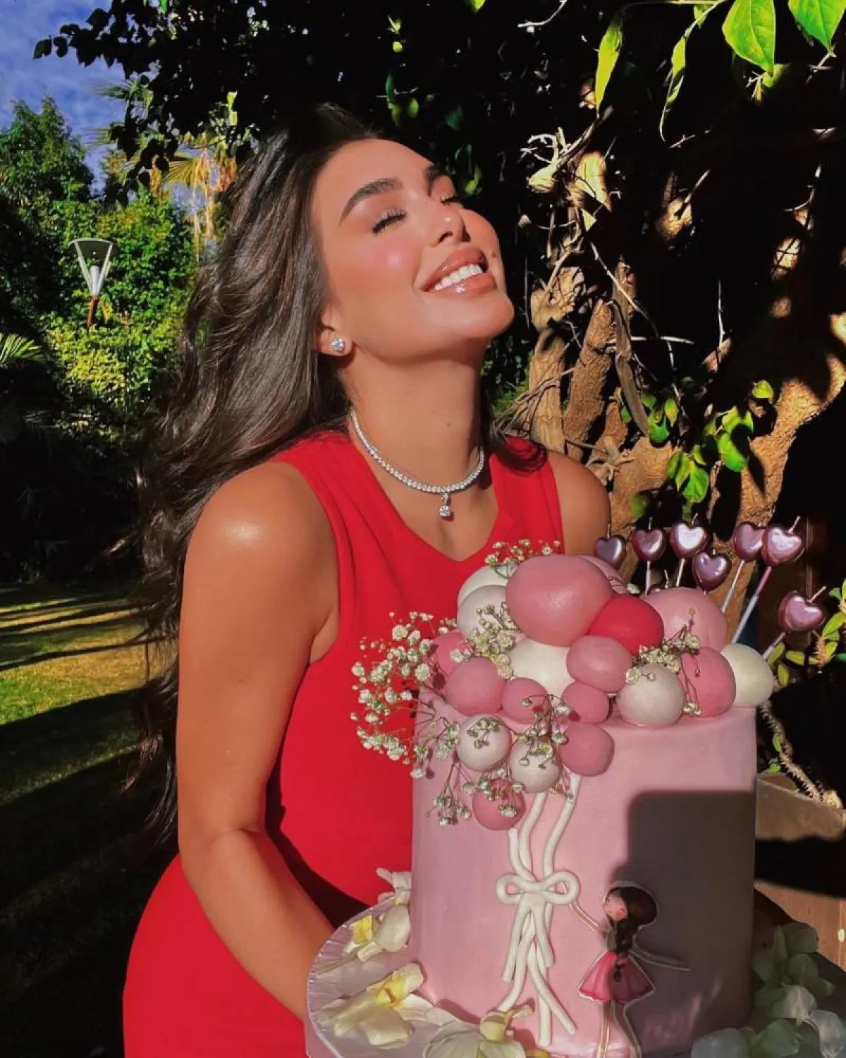 ياسمين صبري تحتفل بيوم ميلادها بطريقة مميزة - الصورة من حسابها على انستغرام