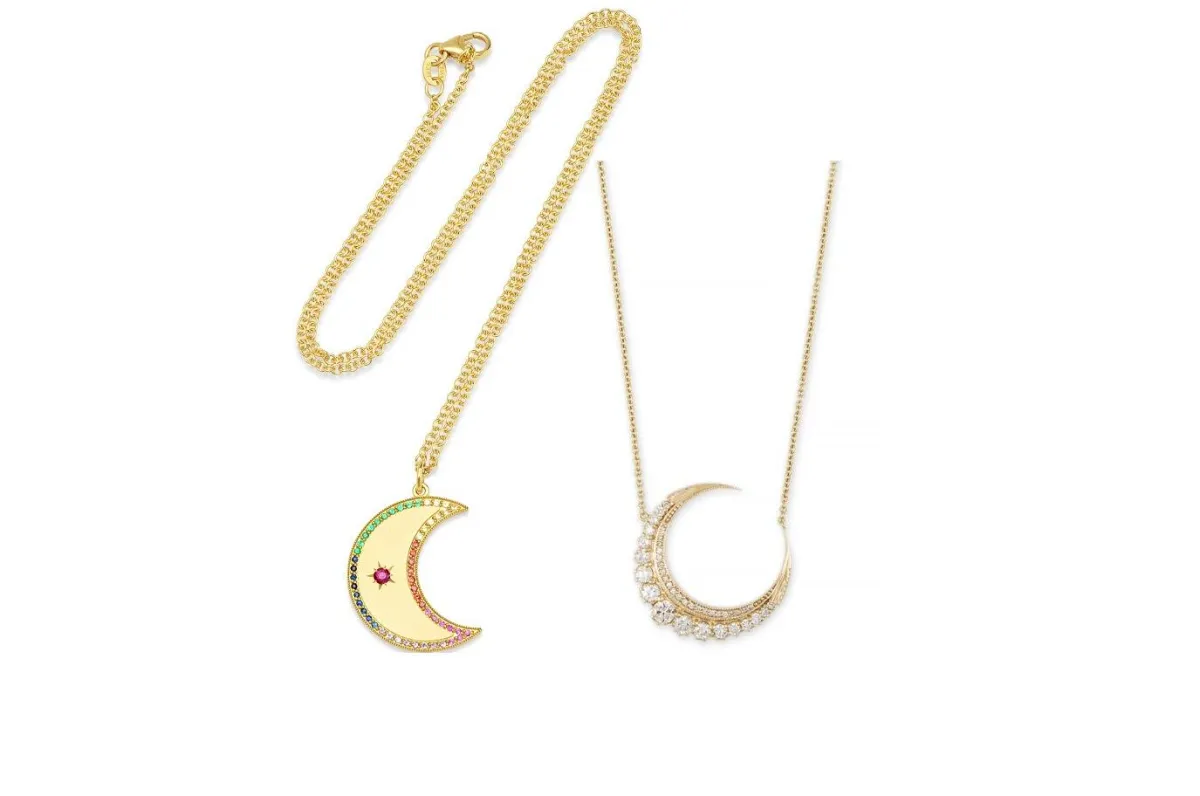 موديلات قلادات بتصميم الهلال