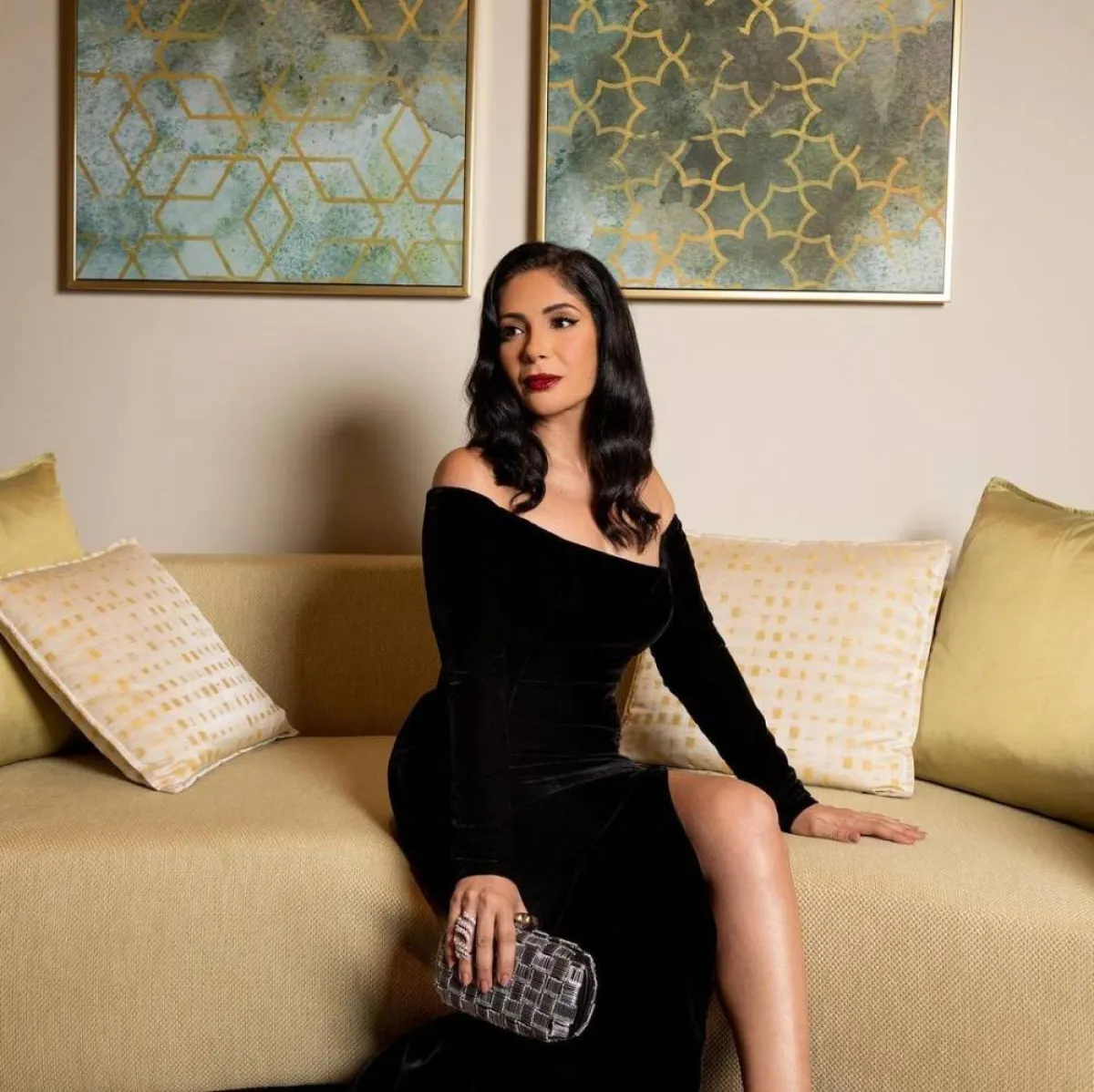 منى زكي - الصورة من حسابها على انستغرام